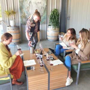 Seated Wine Tasting at The Tasting Barn in Napa Valley, CA
